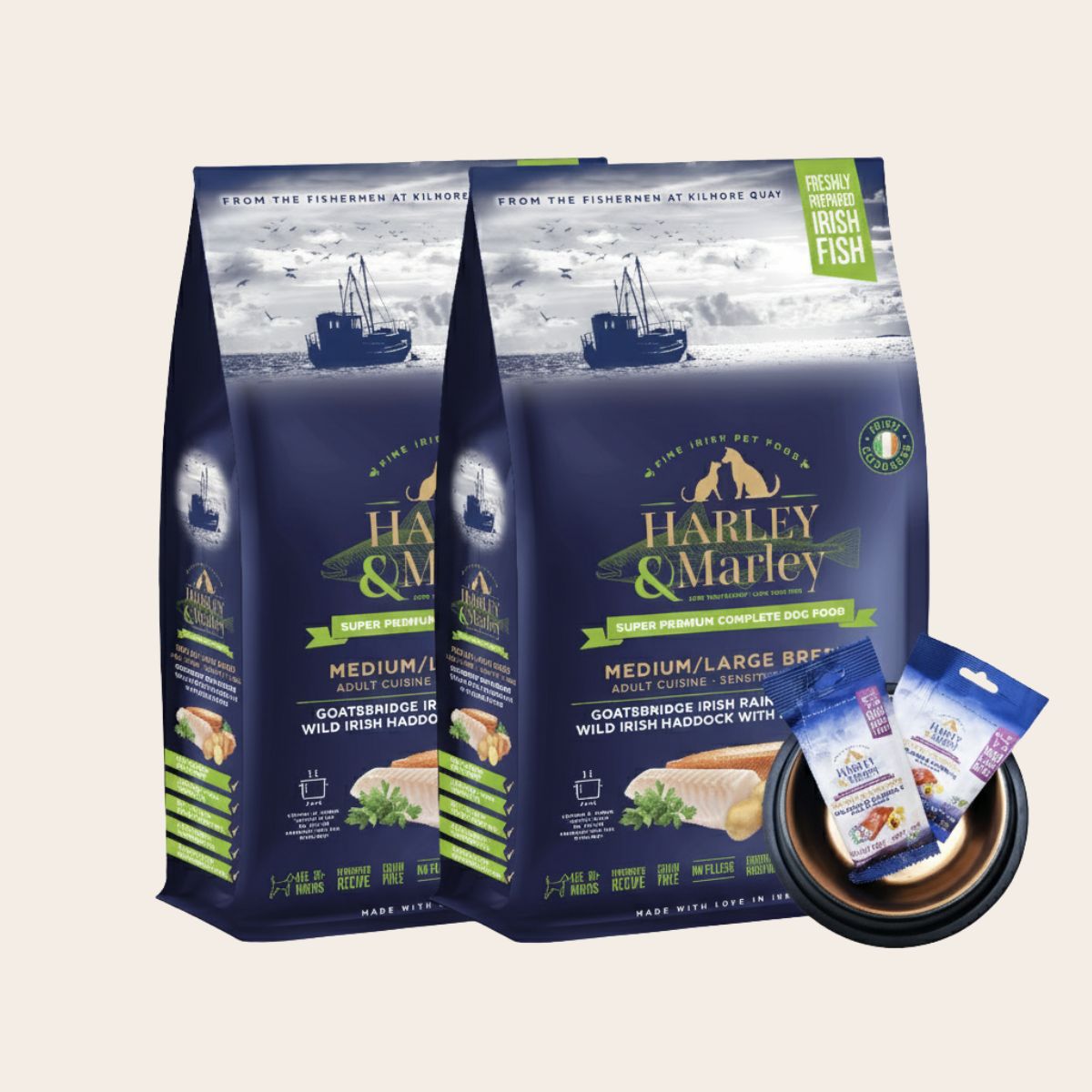 medium to large breed fish based dog food