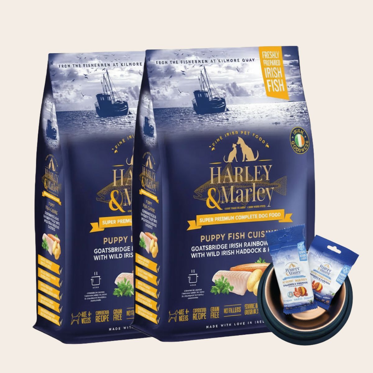 Puppy Bundle One - Puppy food, chews and bites